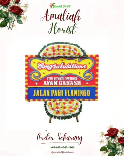 Bunga Papan Congratulation di Borong